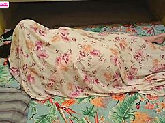 casal sneaks anal assfucking under sheets just the ass