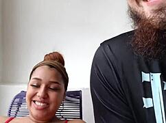 pregnant colombian brunette couple wants me fucking her best friend