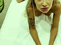 Wet Slut Monika Fox Gulps Golden Shower and Cum in Mouth