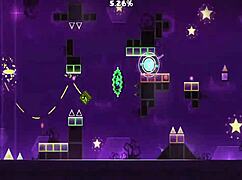 stargaze 100 geometry dash level with 1 coin monster challenge