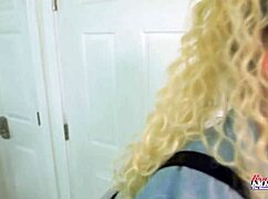 Skinny Blonde Sassy Sucks Cock Then Takes Pussy Pounding Hard