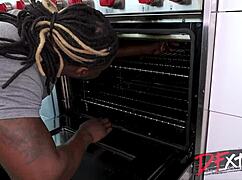 busty cougar seduces muscly repairman for wild fix