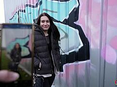 overwhelmed by slim czech stefani jamesons saggy tits in rough german scout casting