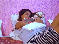 Heart pounding as i fuck pregnant indian wife's big juicy boobs