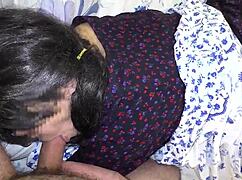 Mature stepmom skips coffee for stepson's morning anal pounding