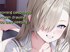 Asuna's hentai joi girlfriend experience edges you with big tits and monster cock ntr