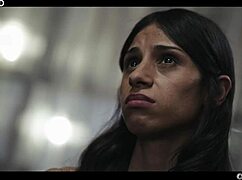 black vampire owns latina slave's fake tits in lezdom scissoring