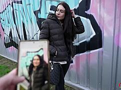 overwhelmed by slim czech stefani jamesons saggy tits in rough german scout casting