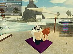 Roblox Slut Bent Over for Big Ass Doggystyle Pounding