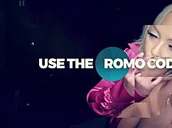 Flaming redhead babe slurps deepthroat gloryhole cock cumshot