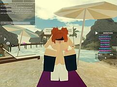 Roblox Slut Bent Over for Big Ass Doggystyle Pounding