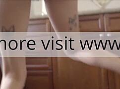 blonde teen gets fucked hard by monster cock in bathroom cumshot