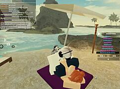 Roblox Slut Bent Over for Big Ass Doggystyle Pounding