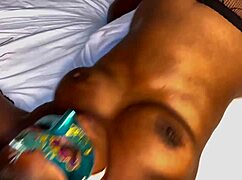 Big ass ebony slut fucked raw by huge cock?