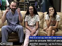 Doctor Tampa Forces Angel Santana's Mandatory Hitachi Orgasm in Hospital Exam