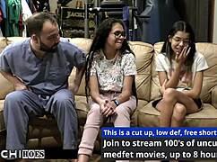 Doctor Tampa Forces Angel Santana's Mandatory Hitachi Orgasm in Hospital Exam