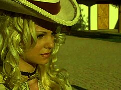 brooke ballentyne rides monster cock in chaps then takes deep creampie and facial 💦🍑🔥