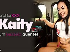 kaity teases with her curvy body before taking massive facial 😍 - erotikaxxx trailer