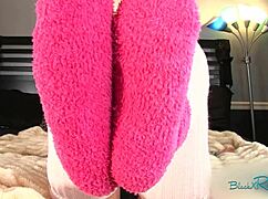 i tease you slowly with my fuzzy socks and bare feet