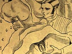 lost in vintage erotic art where hairy beauties explore antique pleasures slowly