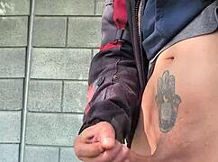 Forest Masturbation Flashing Gets Monster Cock Hard From Distant Watchers Orgasm