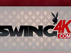 these gorgeous milf swingers get bent over and pounded doggystyle by horny friends at reality party