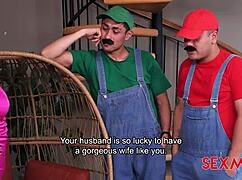 Sexmex's Alondra Navarro rides stepbrother Mario's cock hard