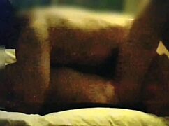 sexy wife in red lingerie seduces with handjob close-up then rides cowgirl squeezing cum twice