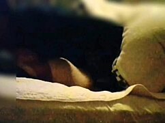 sexy wife in red lingerie seduces with handjob close-up then rides cowgirl squeezing cum twice