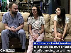 Doctor Tampa Forces Angel Santana's Mandatory Hitachi Orgasm in Hospital Exam