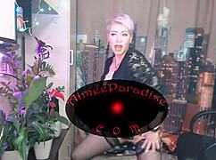 depraved mature bitch aimee fucks her bald orangutan-husband rough creampie style for homemade pleasure