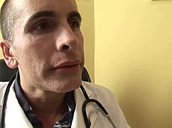 skinny blonde bitch cured and fucked by hung doctor