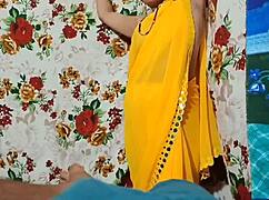 Indian Wife Bent Over Doggystyle Fucked by Husband Dirty Talk