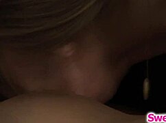 lesbian milf grinds tribbing petite teen's hairy wet pussy to orgasm