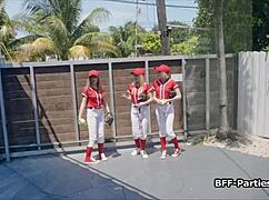 yo, pov home run foursome with those baseball besties big cocks orgy party!