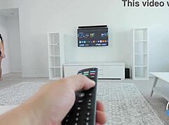 jay's pov catches ginger teen step sis and latina friend begging for bareback threesome cumshot rough ride