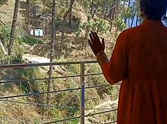 horny indian wife rides husband's cock cowgirl style squeezing her big tits in hardcore session