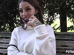 putalocura catches roma amor latina slut riding small cock missionary cum swallow