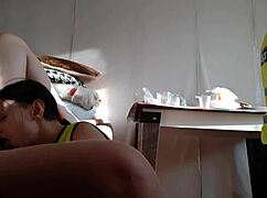 these hot police brunettes in lesbian threesome LICK pussies till they CUM in mouths nonstop