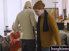 Hot Milfs Kate Dee Vivianne Desilva Fuck Stepsons in Wild Foursome!