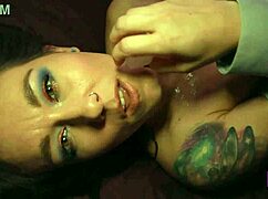 Sinn Sage Teases Curves with Ice Cube Seduction