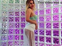 sassy blondie natalia starr undressin' her big tits an' pussy lips for ya... milf heaven!