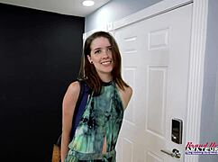 Cute Brunette Starshine Gaping Ass Pounded Deepthroat Cum Swallow Tattoo