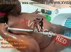 watch that black mama ride cock into chubby pussy depths