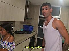 I catch my employee fucking the maid on bed she licks my pussy then we threesome cowgirl doggystyle cumshots everywhere