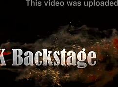 alice moon gapes wide for three monster cocks in uncensored backstage assfucking