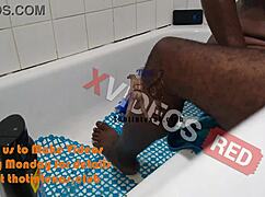 watch that black mama ride cock into chubby pussy depths