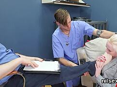 sluttish cutie dragged to loony bin for hardcore butthole therapy session