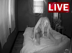 misty summers sneaks cowgirl ride and lick caught on cam