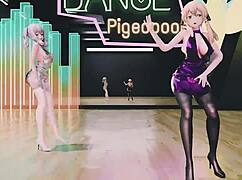 Mmd Kashima Prinz Eugen Shake Sexy Ass with Chocolate Cream Topping!